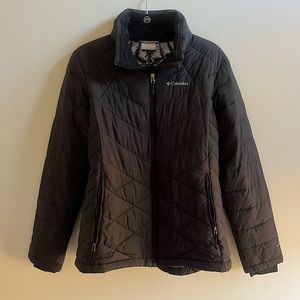 Columbia Women’s Puffer Heavenly Jacket Black size Large